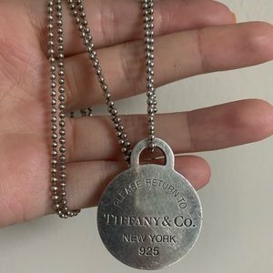 Tiffany & Co tag and long necklace